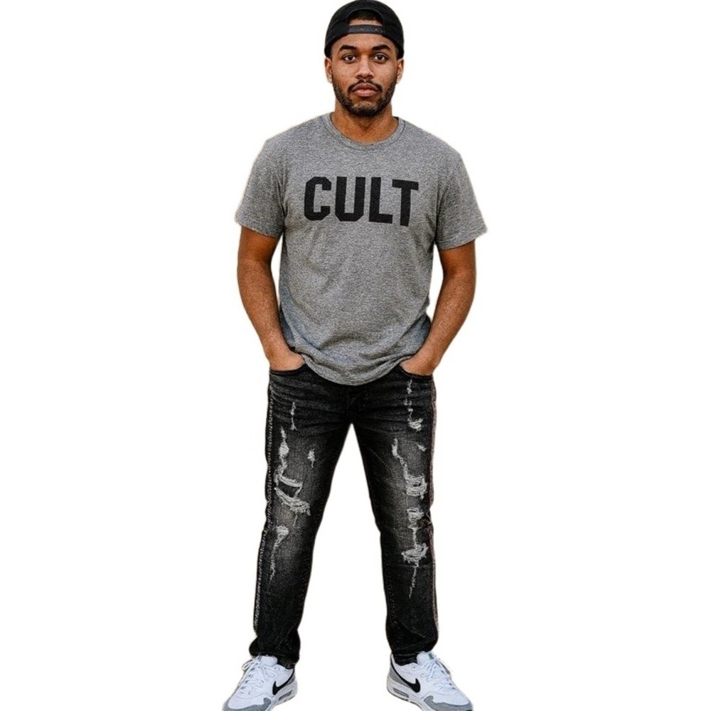 Cult of Individuality Jeans Men's 31x30 Distressed Jeans Streetware